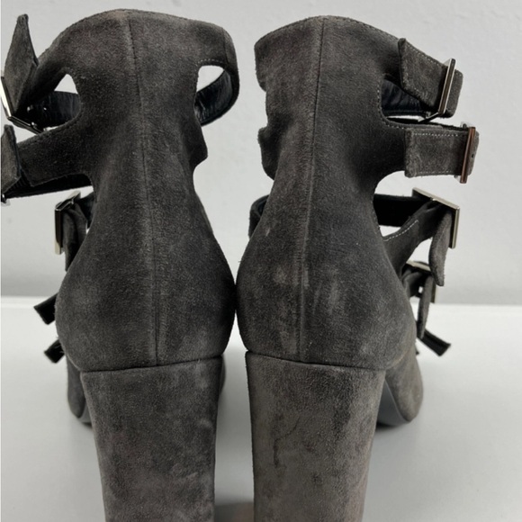St Laurent Suede Gladiator Sandals Platform Heels US 6/ 36 - Picture 4 of 8